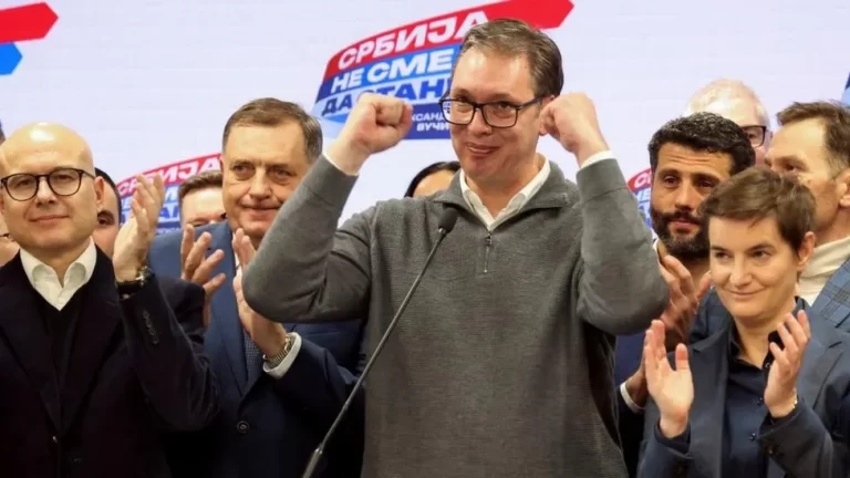 Serbia’s Vucic Claims Big Election Victory For Party