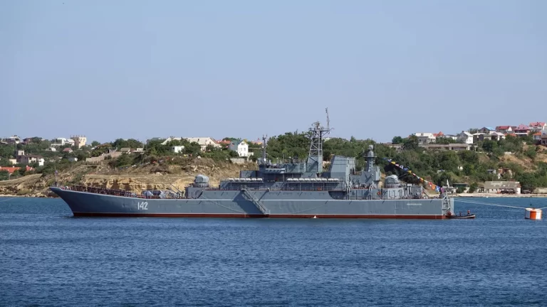 Ukraine claims it destroyed Russian tank landing ship